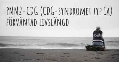 PMM2-CDG (CDG-syndromet typ Ia) förväntad livslängd