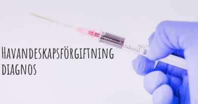 Havandeskapsförgiftning diagnos