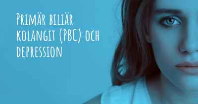 Primär biliär kolangit (PBC) och depression