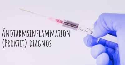 Ändtarmsinflammation (Proktit) diagnos
