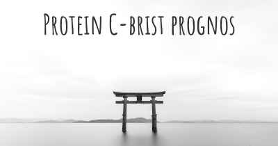 Protein C-brist prognos