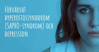 Förvärvat hyperostossynddrom (SAPHO-syndrom) och depression