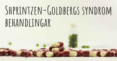 Shprintzen-Goldbergs syndrom behandlingar