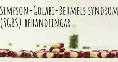 Simpson-Golabi-Behmels syndrom (SGBS) behandlingar
