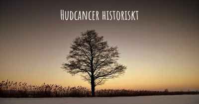Hudcancer historiskt