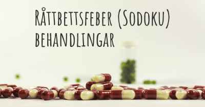 Råttbettsfeber (Sodoku) behandlingar