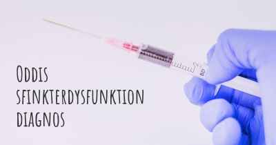 Oddis sfinkterdysfunktion diagnos