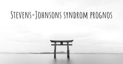 Stevens-Johnsons syndrom prognos