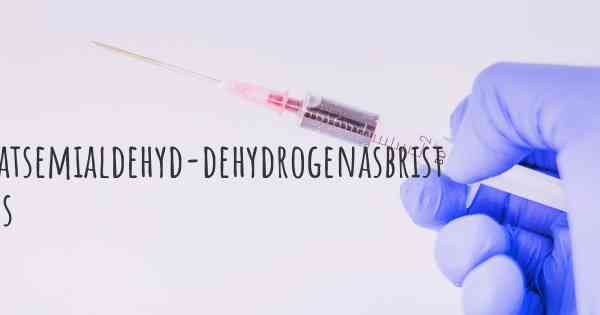 Succinatsemialdehyd-dehydrogenasbrist diagnos