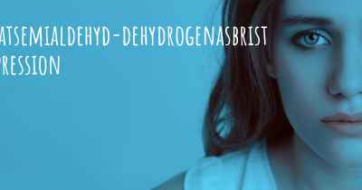 Succinatsemialdehyd-dehydrogenasbrist och depression