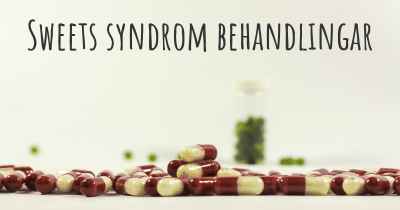 Sweets syndrom behandlingar