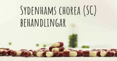 Sydenhams chorea (SC) behandlingar