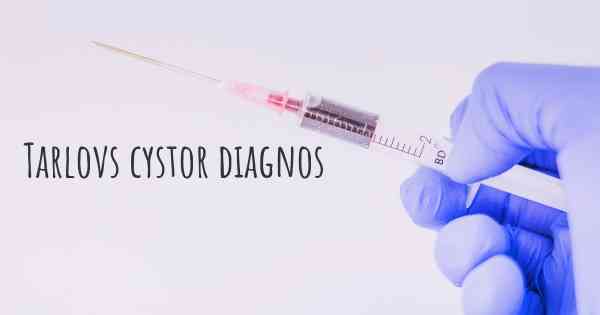 Tarlovs cystor diagnos