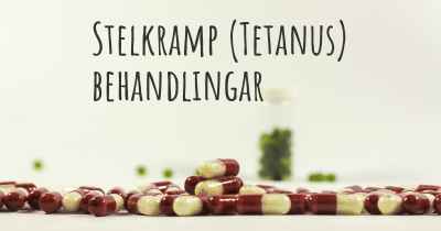Stelkramp (Tetanus) behandlingar