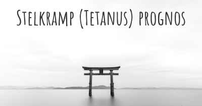 Stelkramp (Tetanus) prognos