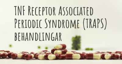 TNF Receptor Associated Periodic Syndrome (TRAPS) behandlingar