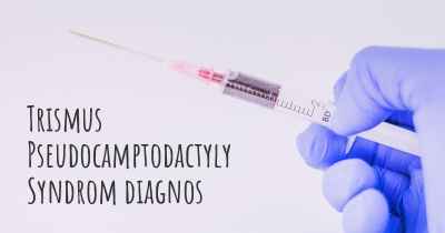 Trismus Pseudocamptodactyly Syndrom diagnos