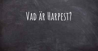 Vad är Harpest?