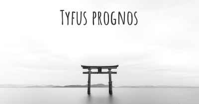 Tyfus prognos