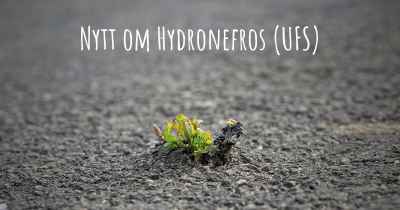 Nytt om Hydronefros (UFS)