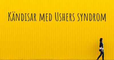Kändisar med Ushers syndrom