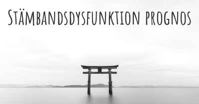 Stämbandsdysfunktion prognos