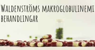 Waldenströms makroglobulinemi behandlingar
