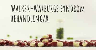 Walker-Warburgs syndrom behandlingar