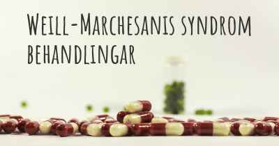 Weill-Marchesanis syndrom behandlingar