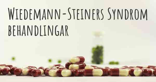 Wiedemann-Steiners Syndrom behandlingar