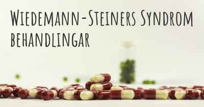 Wiedemann-Steiners Syndrom behandlingar