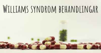 Williams syndrom behandlingar