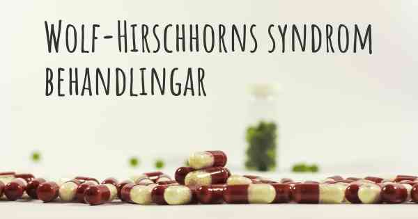 Wolf-Hirschhorns syndrom behandlingar