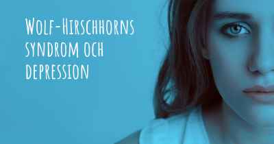 Wolf-Hirschhorns syndrom och depression