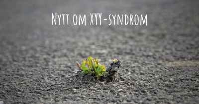 Nytt om XYY-syndrom