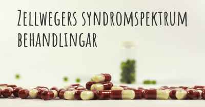 Zellwegers syndromspektrum behandlingar