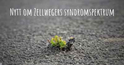 Nytt om Zellwegers syndromspektrum