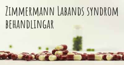 Zimmermann Labands syndrom behandlingar