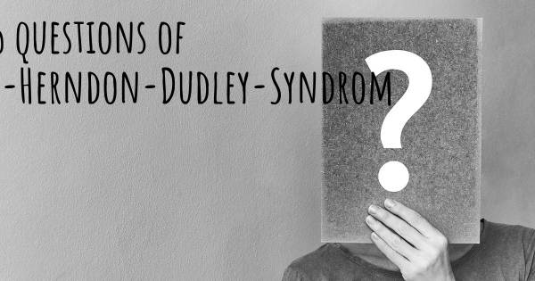 Allan-Herndon-Dudley-Syndrom Top 25 Fragen