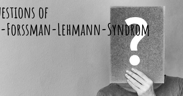 Börjeson-Forssman-Lehmann-Syndrom Top 25 Fragen