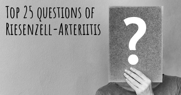 Riesenzell-Arteriitis Top 25 Fragen
