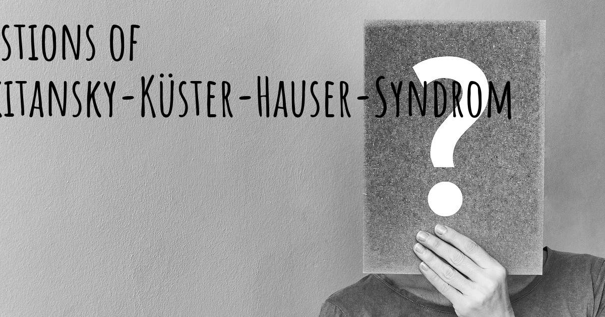Mayer-Rokitansky-Küster-Hauser-Syndrom Top 25 Fragen - Mayer-Rokitansky