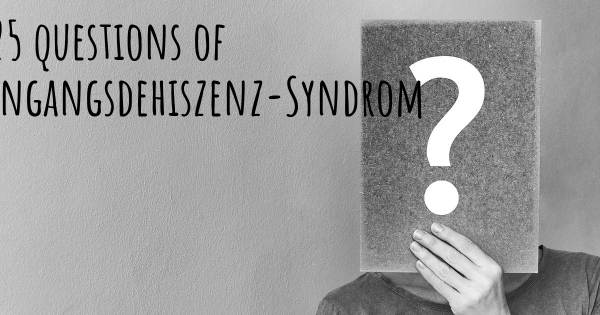 Bogengangsdehiszenz-Syndrom Top 25 Fragen
