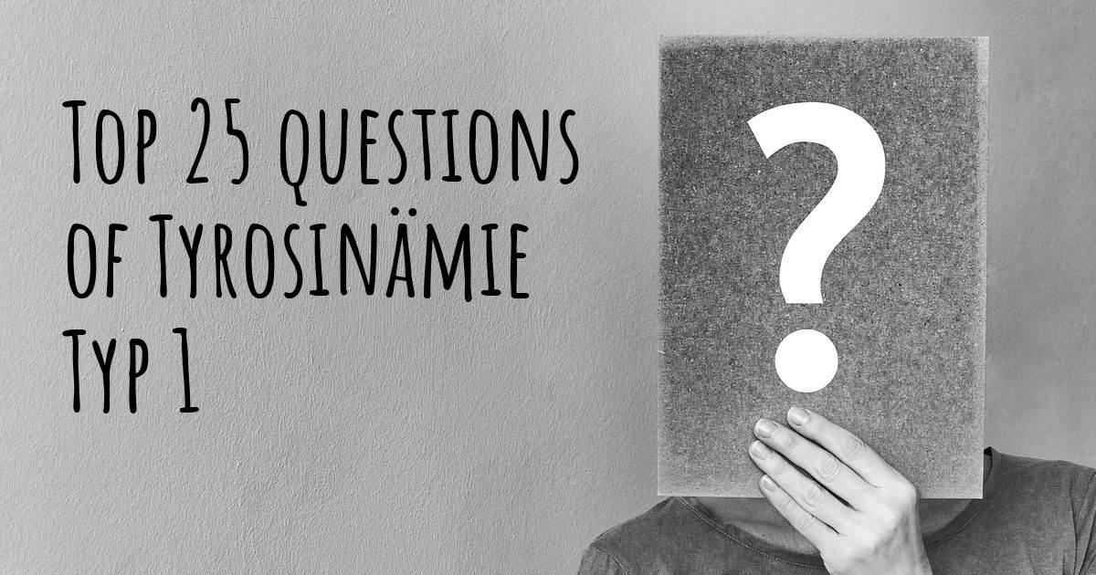 Tyrosinämie Typ 1 Top 25 Fragen - Tyrosinämie Typ 1 Karte | Diseasemaps