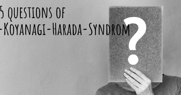 Vogt-Koyanagi-Harada-Syndrom Top 25 Fragen