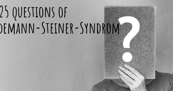 Wiedemann-Steiner-Syndrom Top 25 Fragen