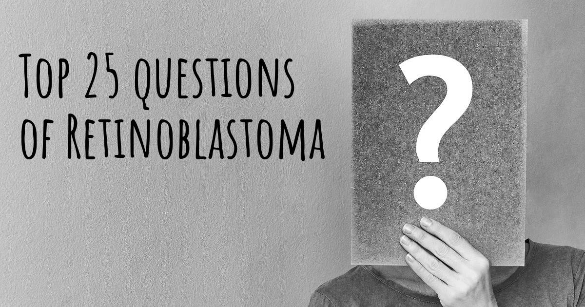 Retinoblastoma top 25 questions Retinoblastoma Map Diseasemaps
