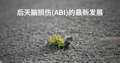 后天脑损伤(ABI)的最新发展