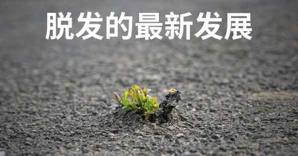 脱发的最新发展