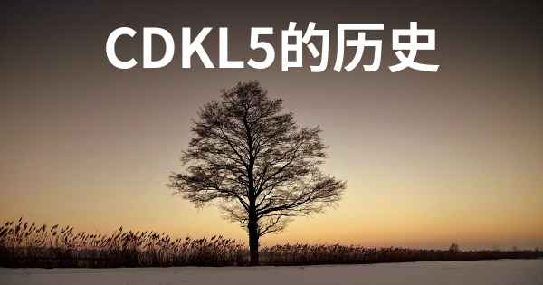 CDKL5的历史